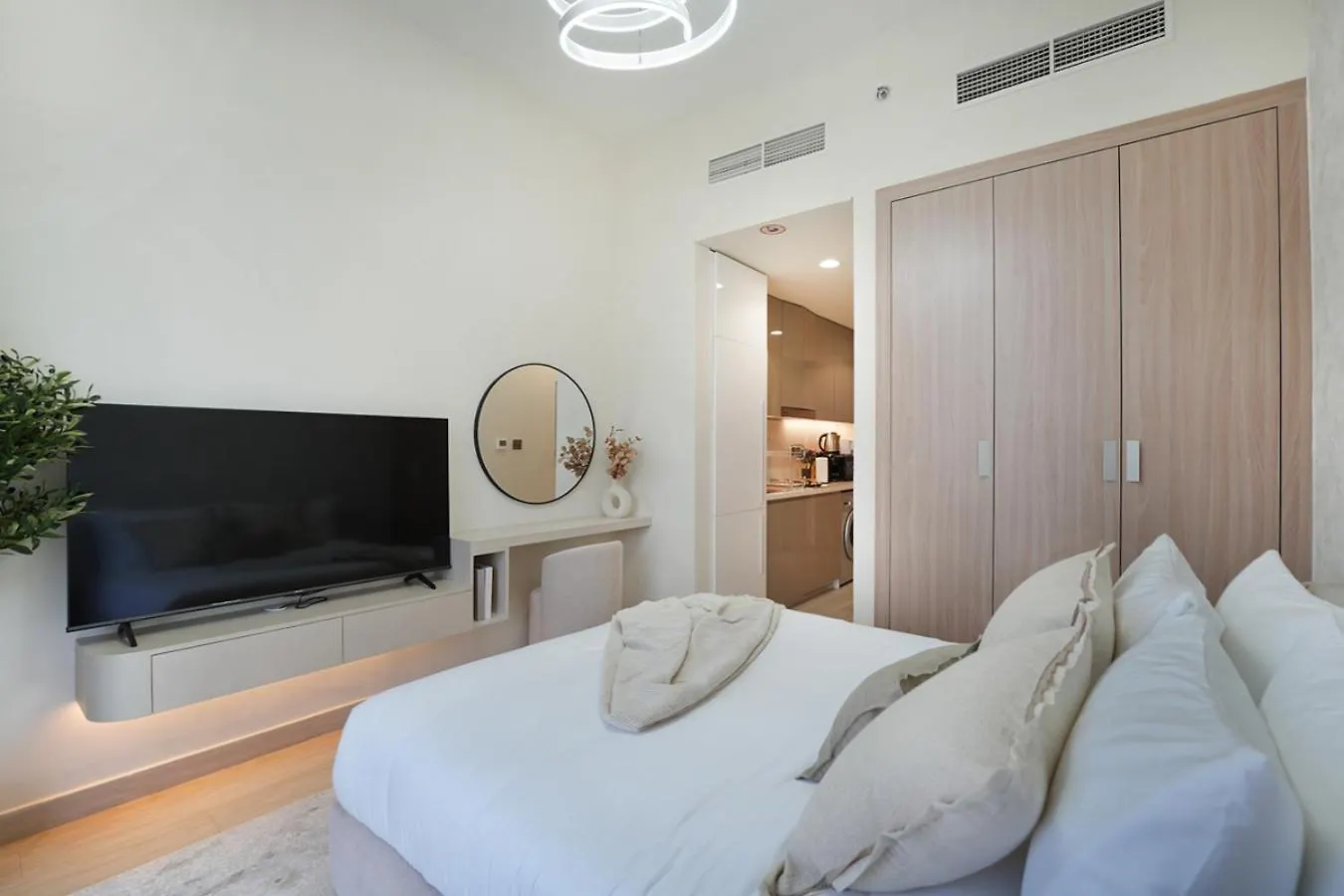 شقة Easygo-Exquisite Stu-View-Azizi Riviera05 دبي